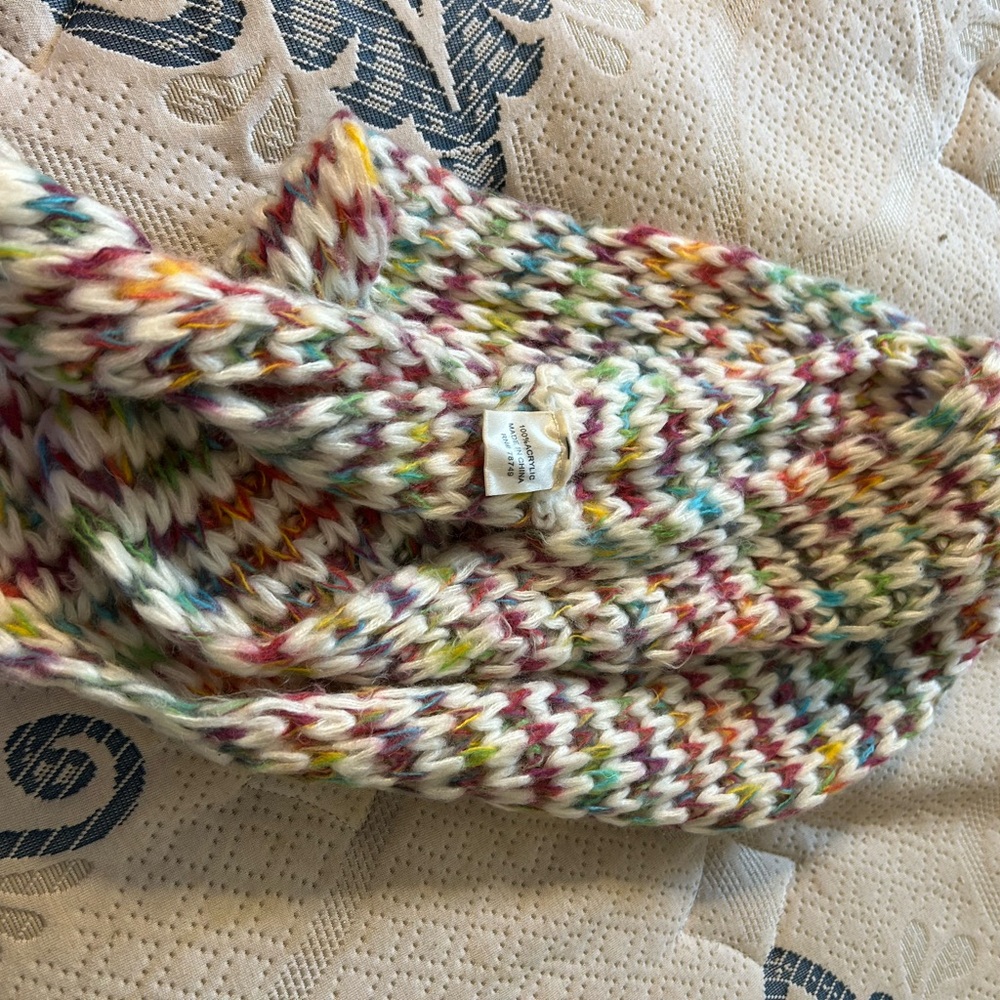 Multicolor Knit Scarf